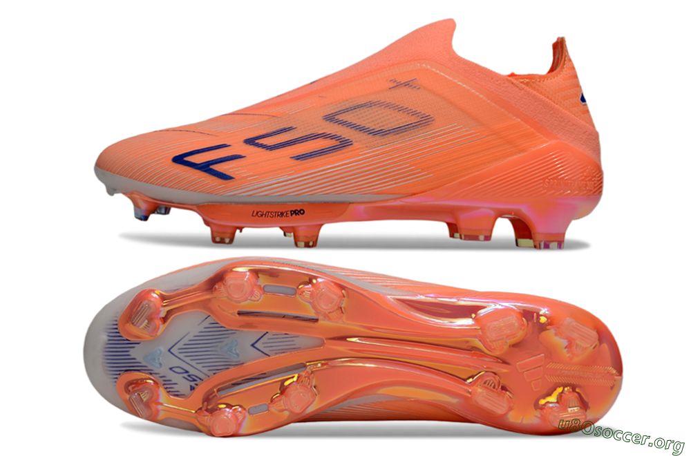 Adidas F50+ Elite Laceless FG Football Boots - Red/Blue/White 1
