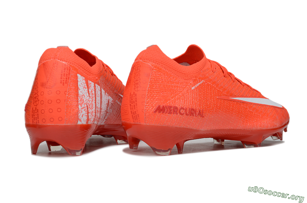 Nike Air Zoom Mercurial Vapor 16 Elite FG Football Boots - Red/White 6