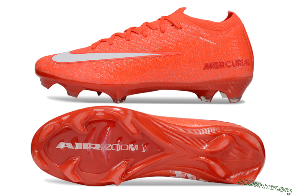 Nike Air Zoom Mercurial Vapor 16 Elite FG Football Boots - Red/White 1