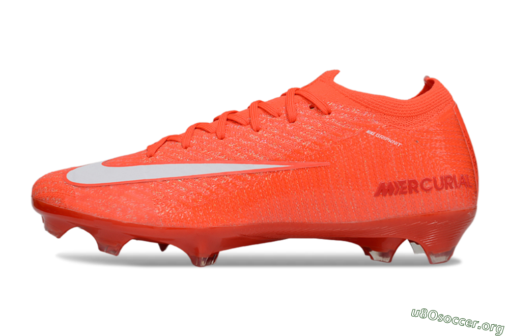 Nike Air Zoom Mercurial Vapor 16 Elite FG Football Boots - Red/White 3