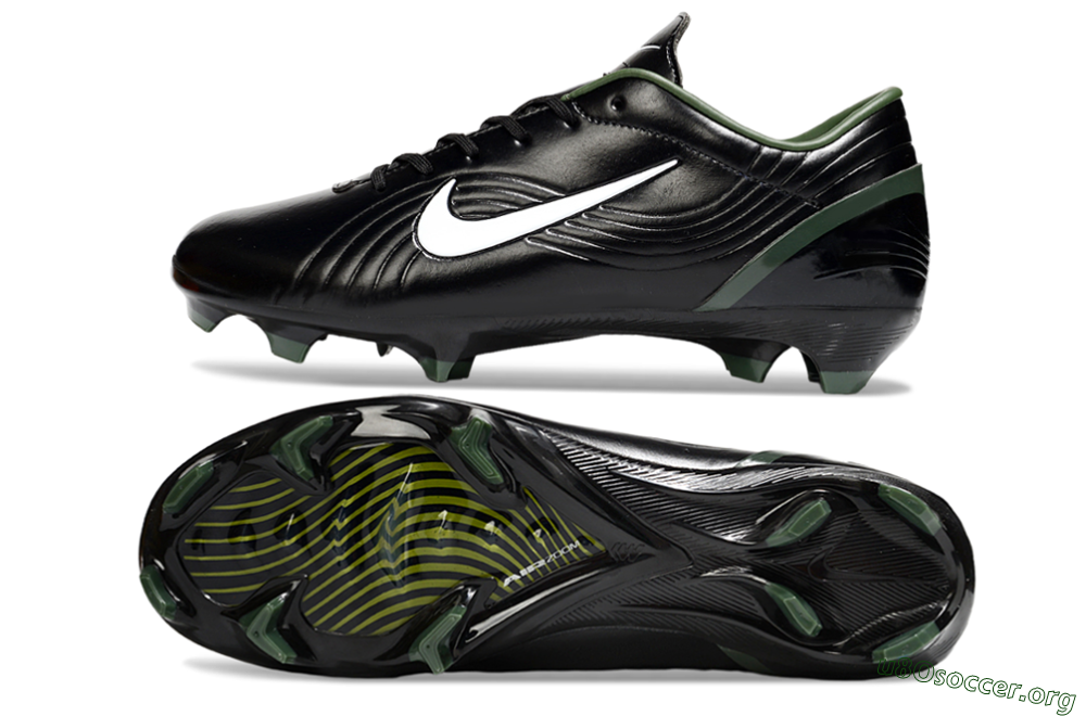 Nike Air Zoom Mercurial Vapor 16 Elite FG Football Boots - Black/White/Green 1