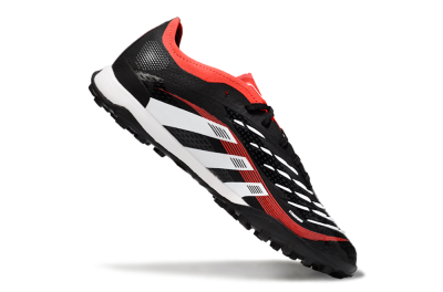 Adidas Predator 25 Elite TF Football Shoes - Black/White/Red