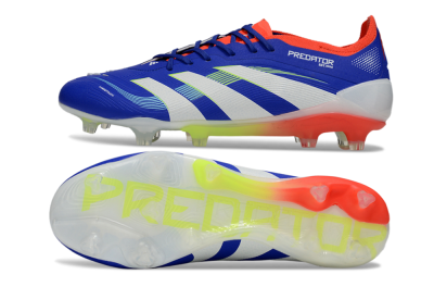 Adidas Predator 25 Elite FG Football Boots - Blue/White/Red