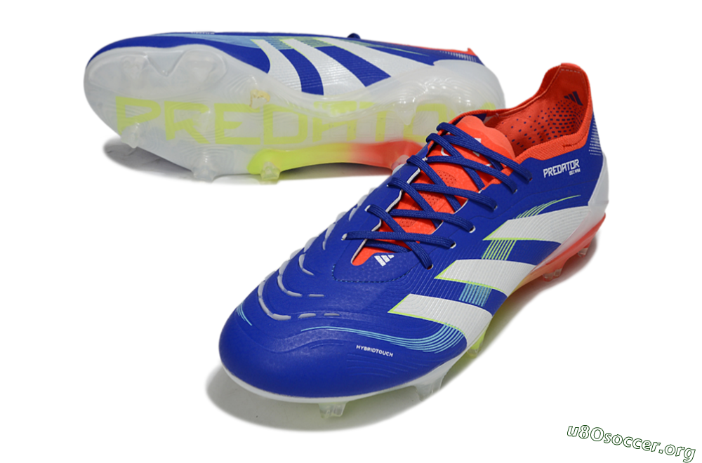 Adidas Predator 25 Elite FG Football Boots - Blue/White/Red 0