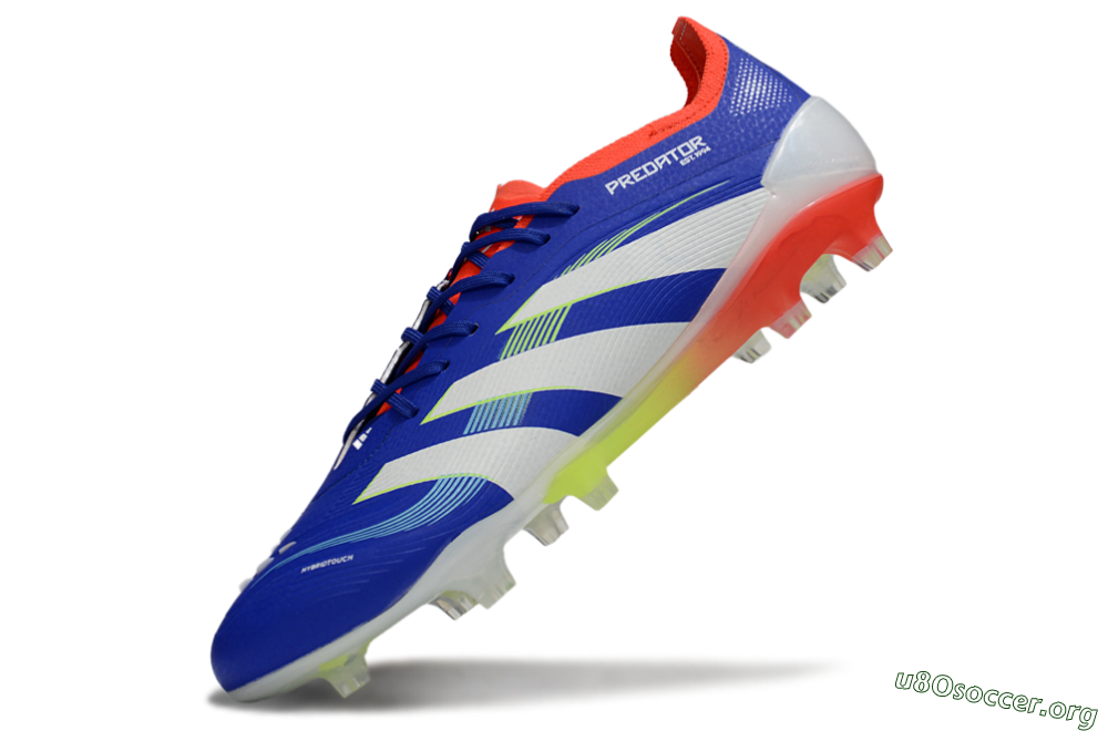 Adidas Predator 25 Elite FG Football Boots - Blue/White/Red 5