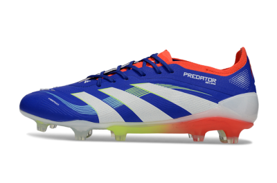 Adidas Predator 25 Elite FG Football Boots - Blue/White/Red