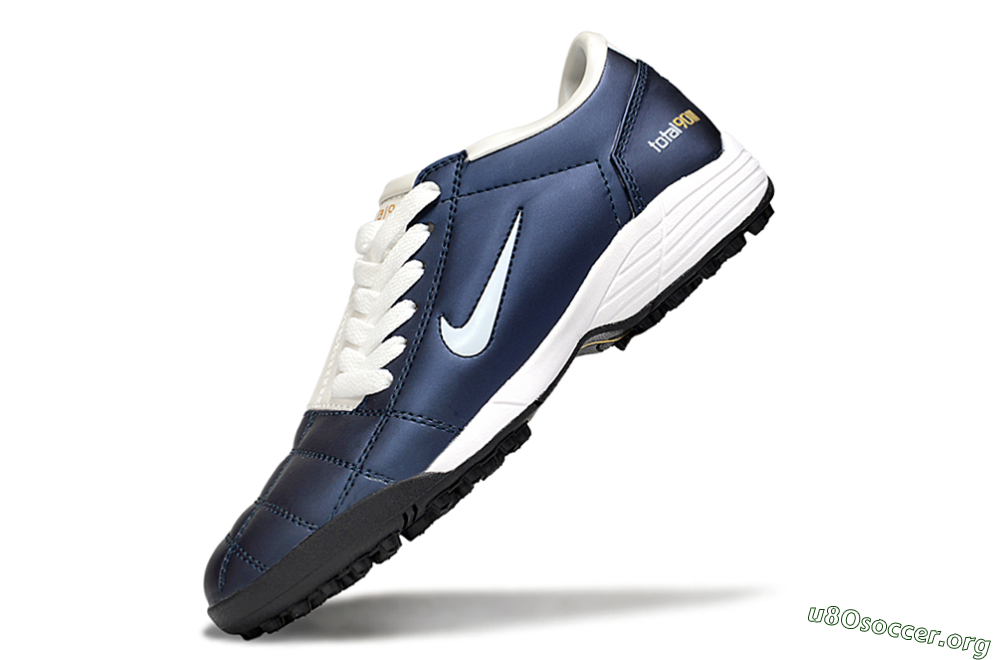 Nike Total 90 III TF Football Shoes - Blue/White/Black 5
