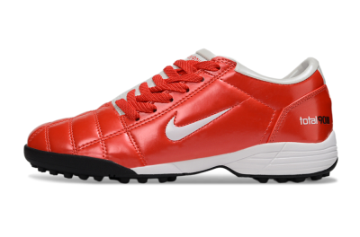 Nike Total 90 III TF Football Shoes - Red/White/Black