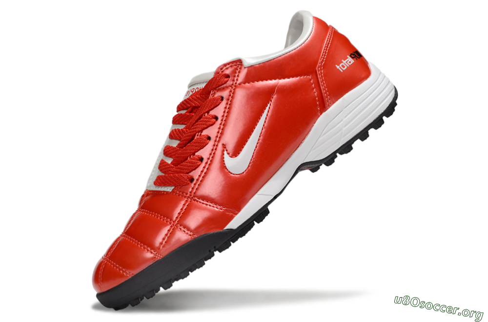 Nike Total 90 III TF Football Shoes - Red/White/Black 5