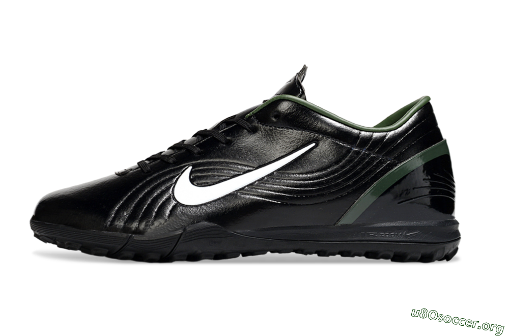 Nike Air Zoom Mercurial Vapor 16 Elite TF Football Shoes - Black/White/Green 3