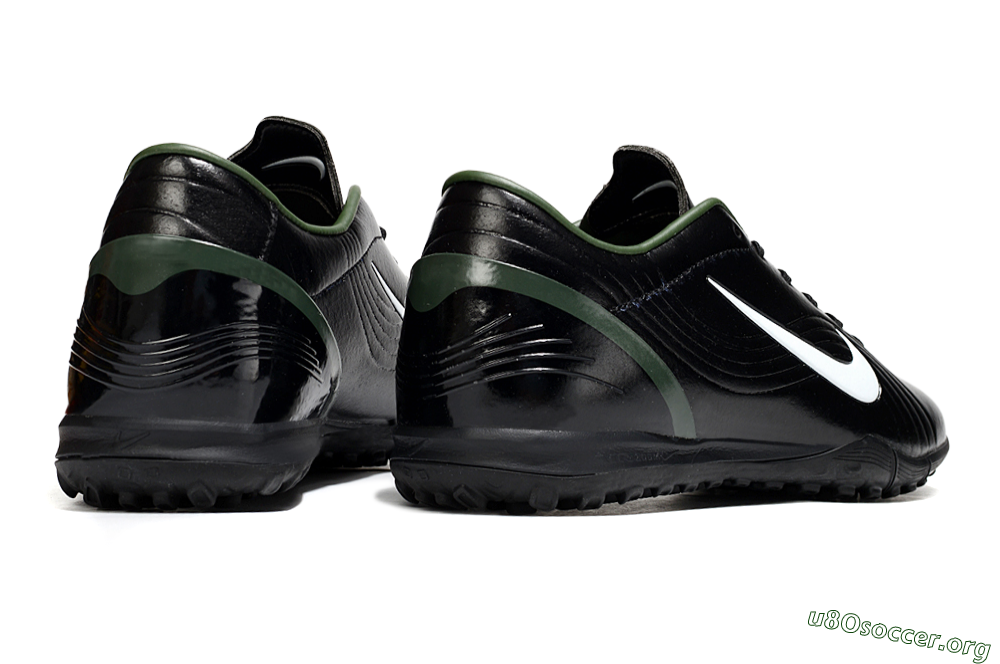 Nike Air Zoom Mercurial Vapor 16 Elite TF Football Shoes - Black/White/Green 6