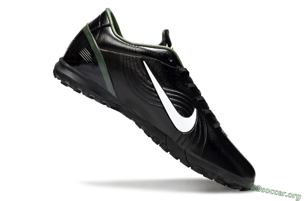 Nike Air Zoom Mercurial Vapor 16 Elite TF Football Shoes - Black/White/Green 4