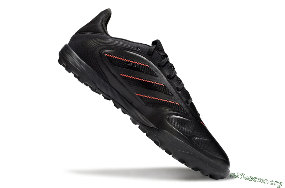 Adidas Copa Pure 3 TF Football Shoes - Black/Red 4