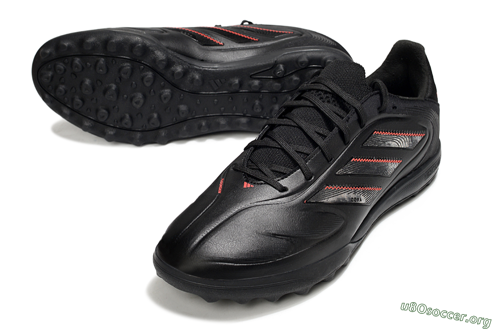 Adidas Copa Pure 3 TF Football Shoes - Black/Red 0