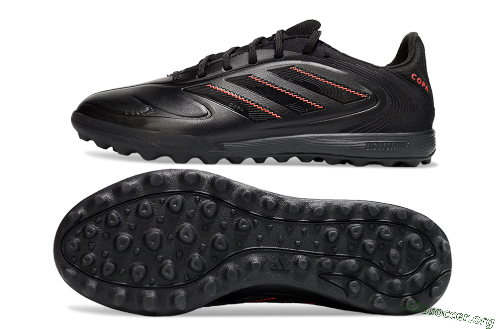 Adidas Copa Pure 3 TF Football Shoes - Black/Red 1