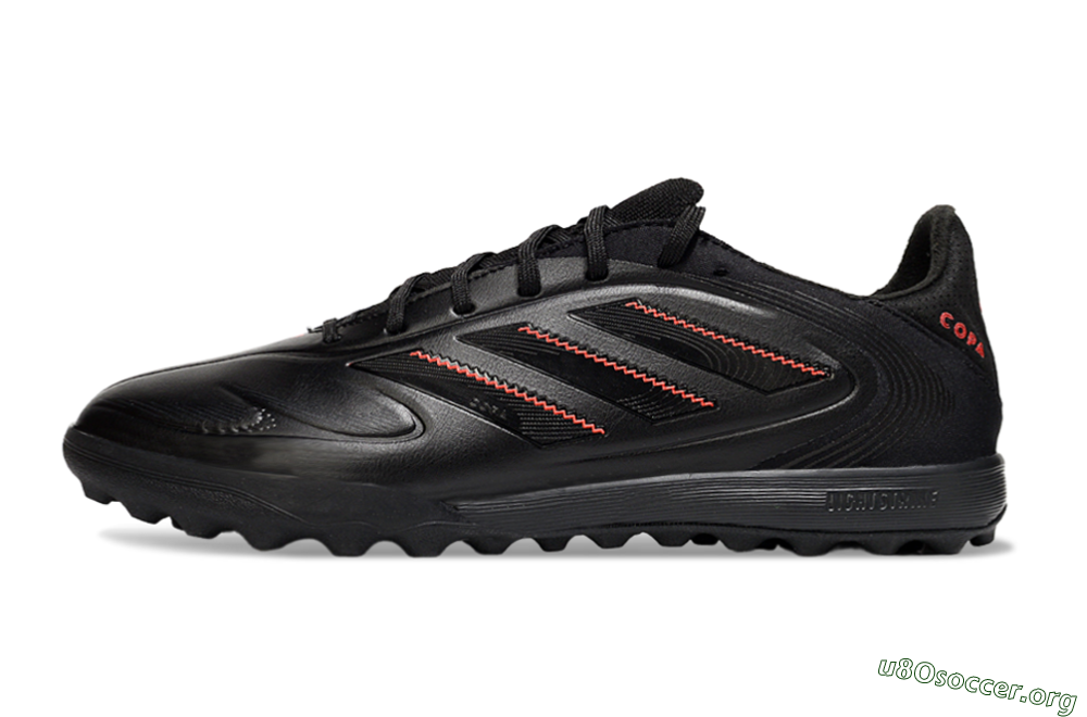 Adidas Copa Pure 3 TF Football Shoes - Black/Red 3