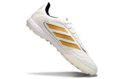 Adidas Copa Pure 3 TF Football Shoes - White/Gold/Black