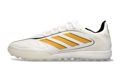 Adidas Copa Pure 3 TF Football Shoes - White/Gold/Black