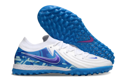 Nike Phantom GX 2 Elite TF Football Shoes - White/Blue