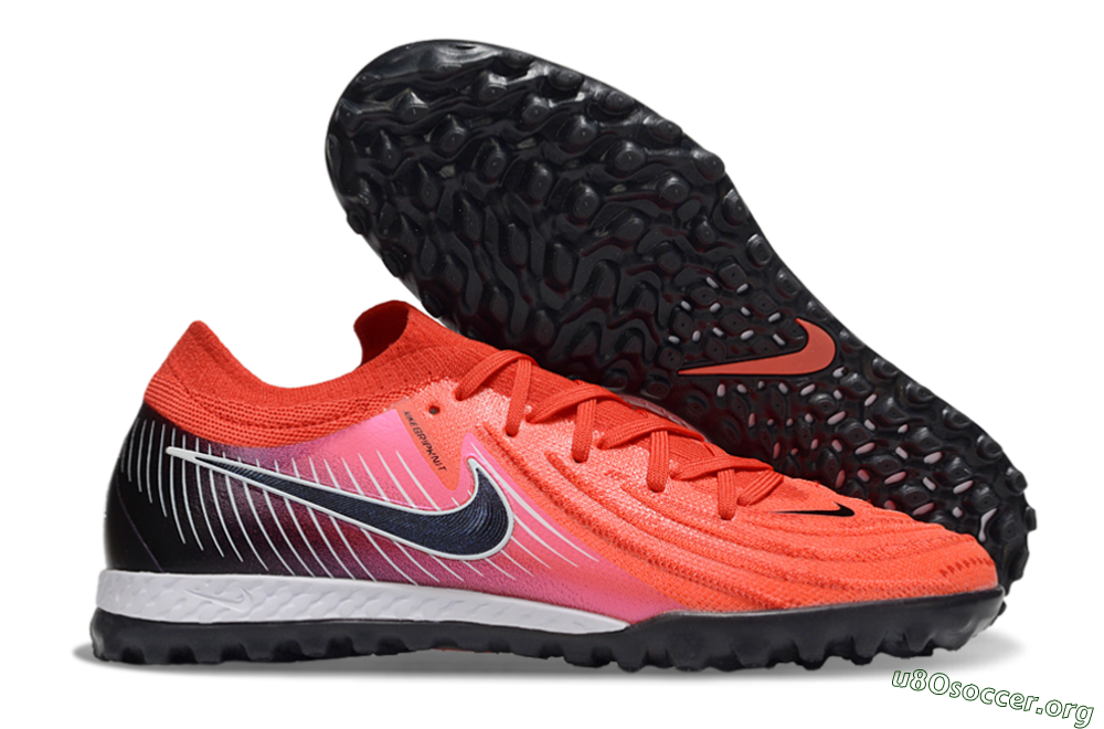 Nike Phantom GX 2 Elite TF Football Shoes - Red/Black/White 2