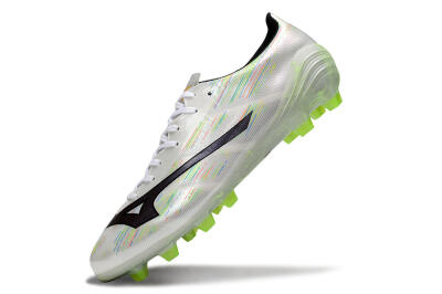 Mizuno Alpha Beta FG Football Boots - White/Pink/Yellow