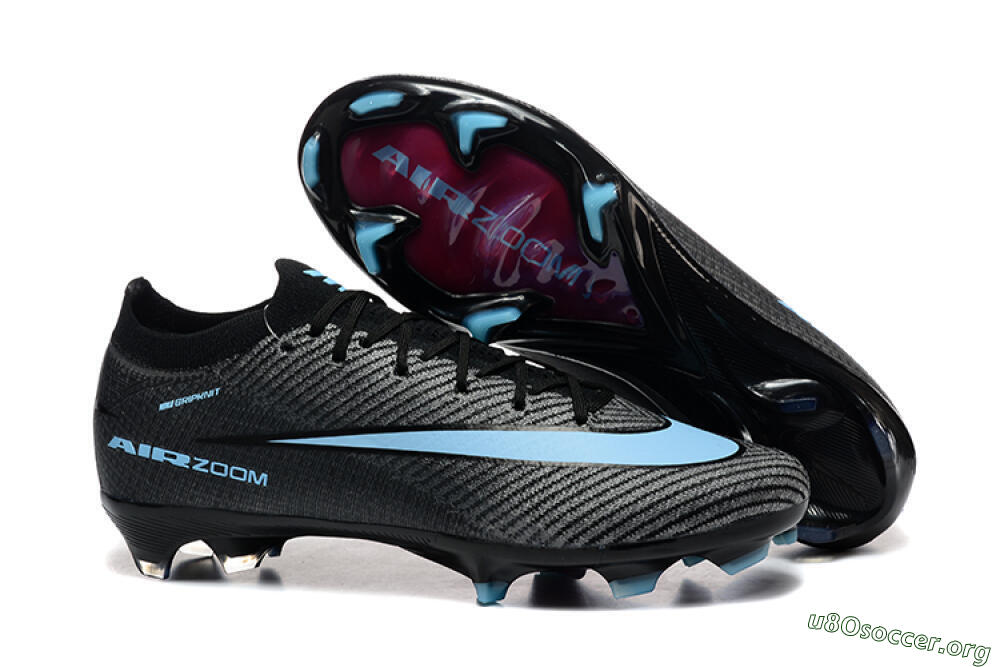 Nike Air Zoom Mercurial Vapor 16 Elite FG Football Boots - Grey/Black/Jade 2