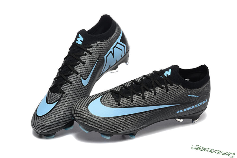Nike Air Zoom Mercurial Vapor 16 Elite FG Football Boots - Grey/Black/Jade 6
