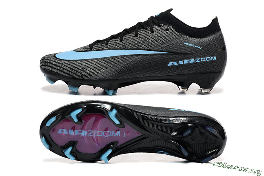 Nike Air Zoom Mercurial Vapor 16 Elite FG Football Boots - Grey/Black/Jade 1