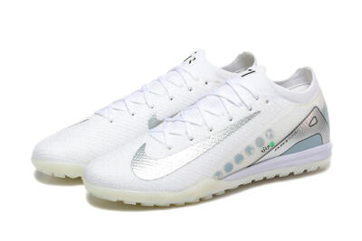 Nike Air Zoom Mercurial Vapor 16 Elite TF Football Shoes - Beige/Silver/White