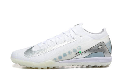 Nike Air Zoom Mercurial Vapor 16 Elite TF Football Shoes - Beige/Silver/White