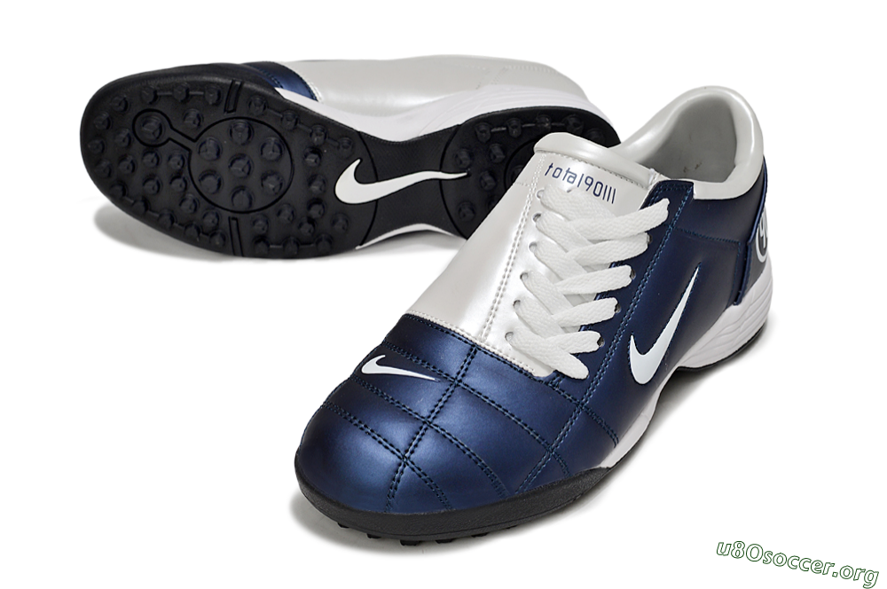 Nike Total 90 III TF Football Shoes - Blue/Black/White 0