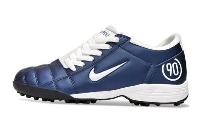 Nike Total 90 III TF Football Shoes - Blue/Black/White