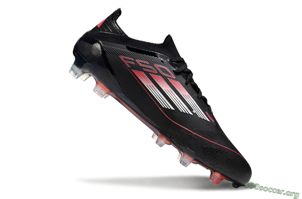 Adidas F50 Elite FG Football Boots - Black/Silver/Red 4