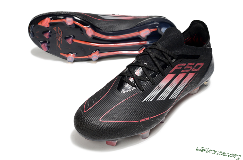 Adidas F50 Elite FG Football Boots - Black/Silver/Red 0