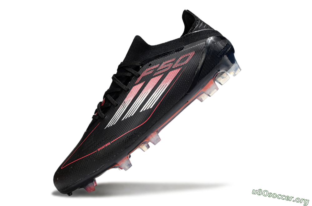 Adidas F50 Elite FG Football Boots - Black/Silver/Red 5