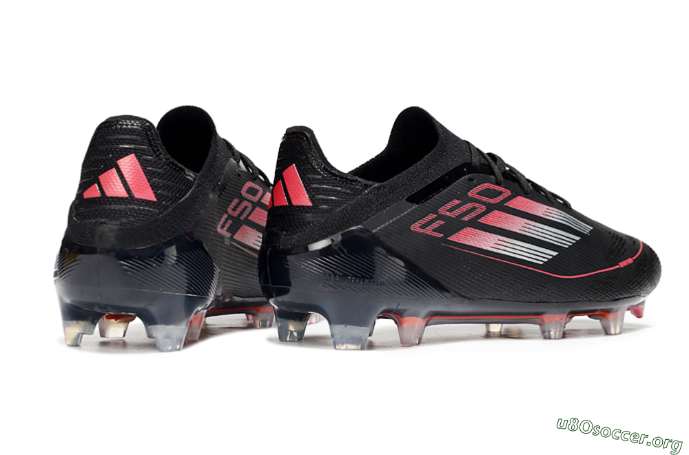 Adidas F50 Elite FG Football Boots - Black/Silver/Red 6