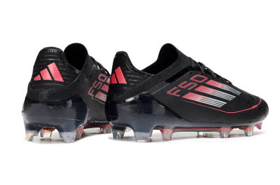 Adidas F50 Elite FG Football Boots - Black/Silver/Red