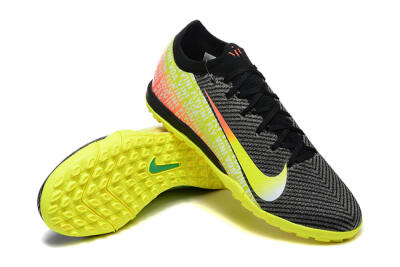 Nike Air Zoom Mercurial Vapor 16 Elite TF Football Shoes - Black/Yellow/Red