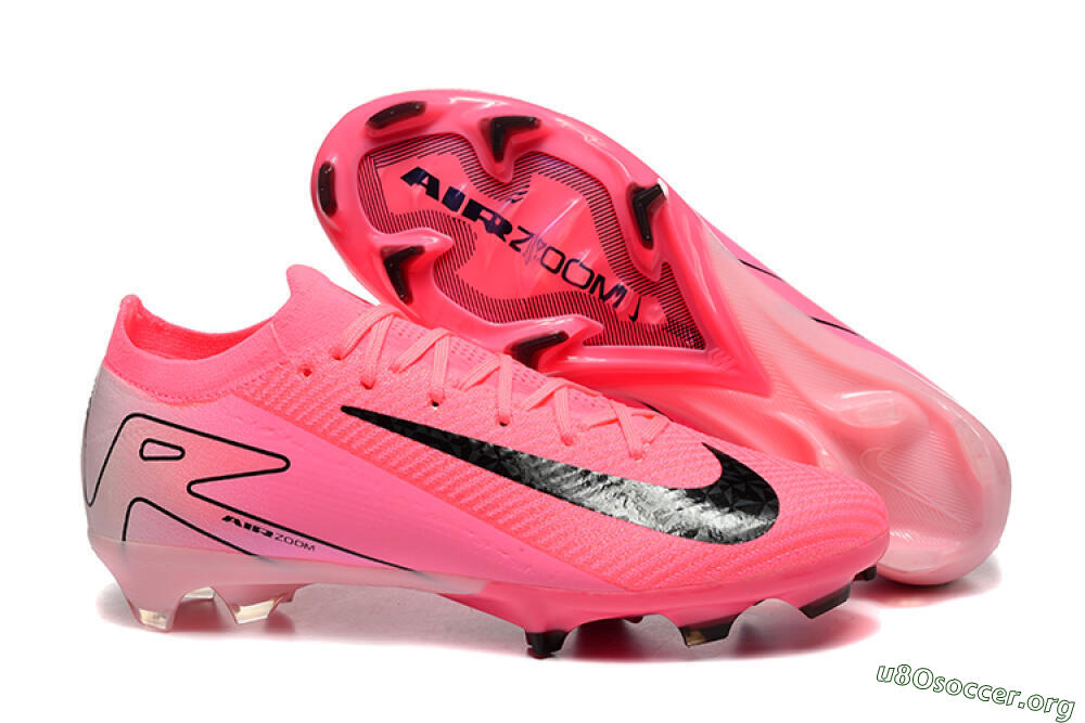 Nike Air Zoom Mercurial Vapor 16 Elite FG Football Boots - Pink/Black 2