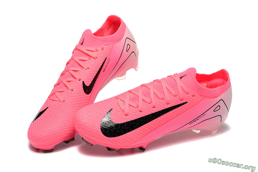 Nike Air Zoom Mercurial Vapor 16 Elite FG Football Boots - Pink/Black 6