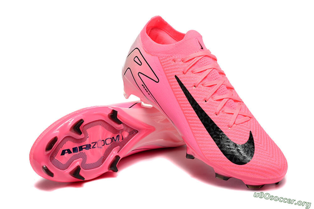 Nike Air Zoom Mercurial Vapor 16 Elite FG Football Boots - Pink/Black 4