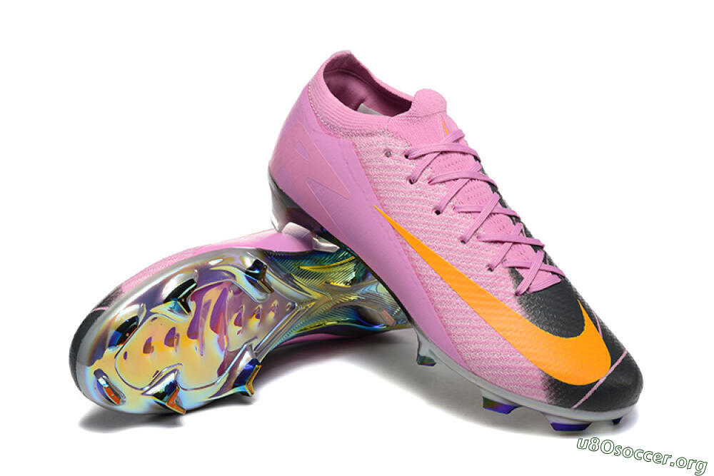 Nike Air Zoom Mercurial Vapor 16 Elite FG Football Boots - Pink/Yellow/Black 4