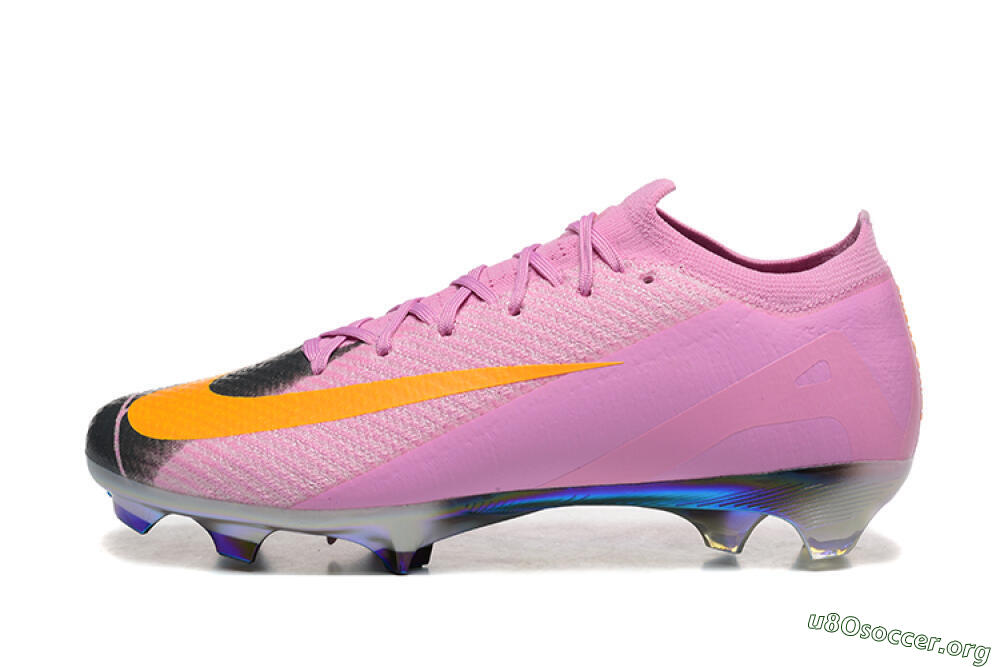 Nike Air Zoom Mercurial Vapor 16 Elite FG Football Boots - Pink/Yellow/Black 3