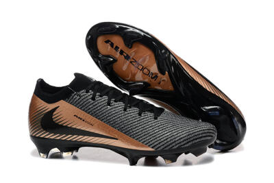 Nike Air Zoom Mercurial Vapor 16 Elite FG Football Boots - Grey/Black/Gold