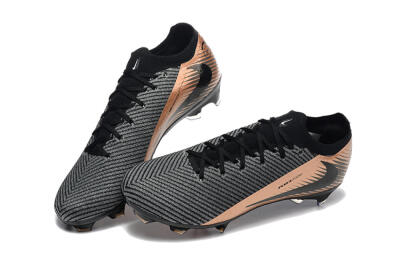 Nike Air Zoom Mercurial Vapor 16 Elite FG Football Boots - Grey/Black/Gold