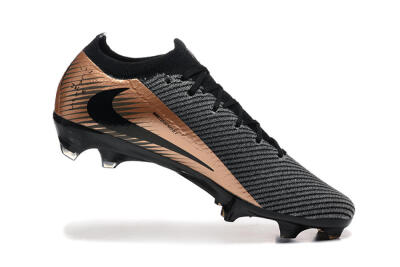 Nike Air Zoom Mercurial Vapor 16 Elite FG Football Boots - Grey/Black/Gold