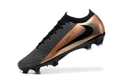 Nike Air Zoom Mercurial Vapor 16 Elite FG Football Boots - Grey/Black/Gold