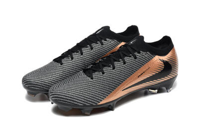 Nike Air Zoom Mercurial Vapor 16 Elite FG Football Boots - Grey/Black/Gold