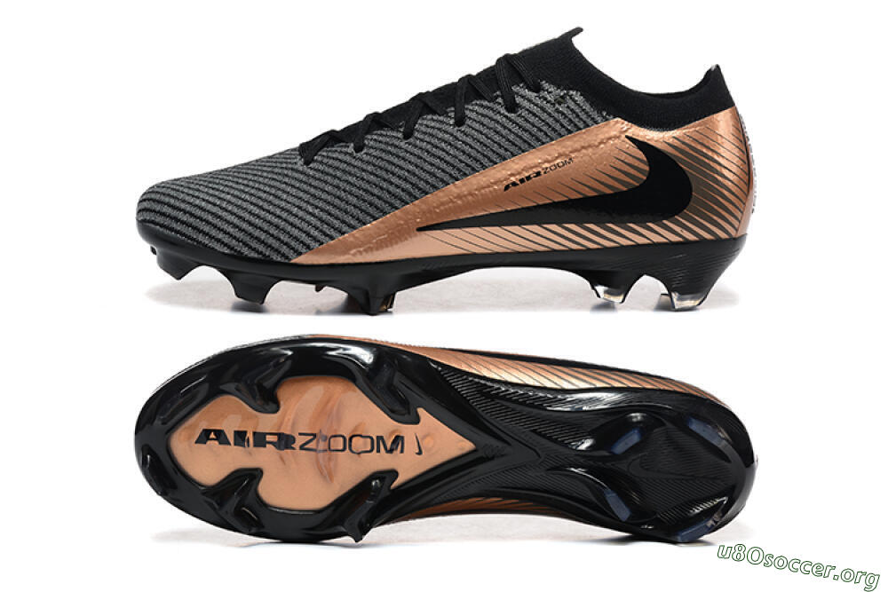 Nike Air Zoom Mercurial Vapor 16 Elite FG Football Boots - Grey/Black/Gold 1