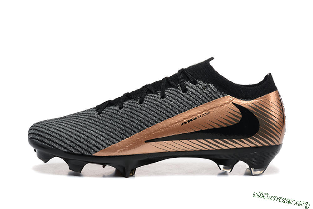 Nike Air Zoom Mercurial Vapor 16 Elite FG Football Boots - Grey/Black/Gold 3